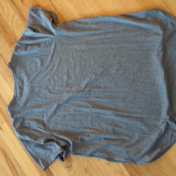 Black pinstripe Land's End UPF Curved Hem Tunic NWOT Size 1X - Picture 4 of 4